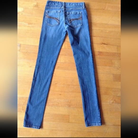 Rue 21 Girls Jeans Size 0/1 Medium Datk Wash Slim/ Skinny - Picture 8 of 10